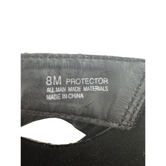 Aerosoles Protector Black Croc 3" Heels Sandals Size‎ 8 Slip On Open Toe Shoes - Picture 10 of 10